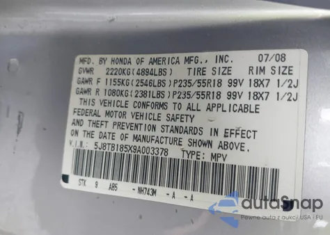 5J8TB185X9A003378